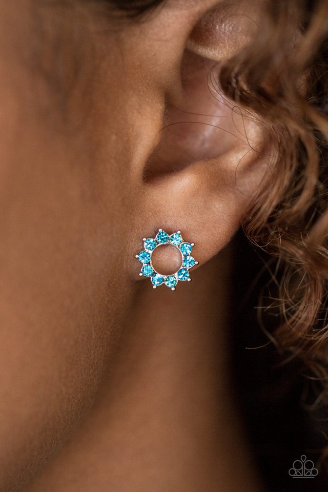 Paparazzi ♥ Richly Resplendent - Blue Post ♥ Post Earrings