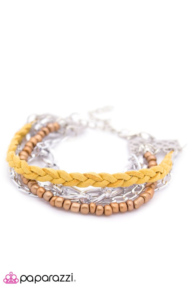 Paparazzi ♥ I Feel You - Yellow ♥ Bracelet