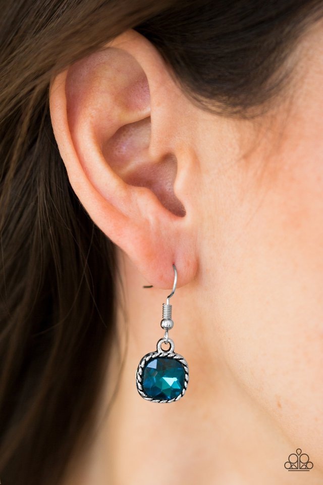 Paparazzi ♥ Gem Hunt - Blue ♥ Earrings