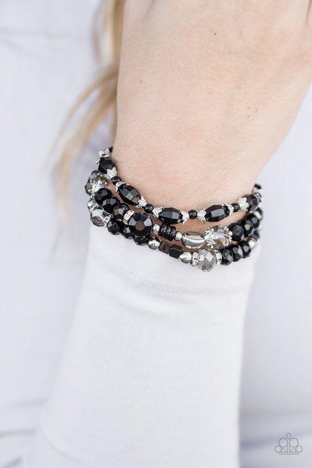Paparazzi ♥ Girl Boss - Black ♥ Bracelet