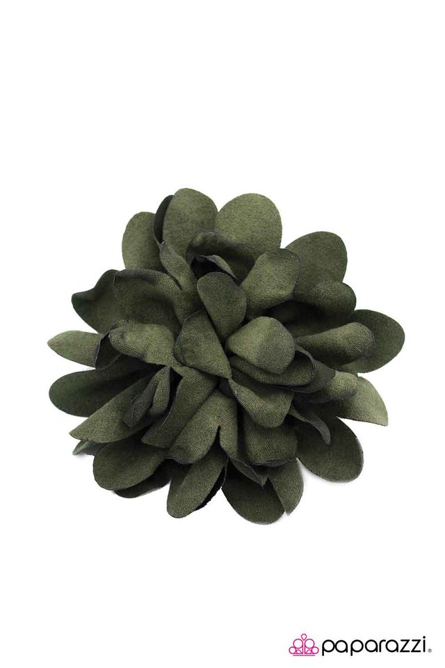 Paparazzi ♥ Olive My Love - Green ♥ Hair Clip