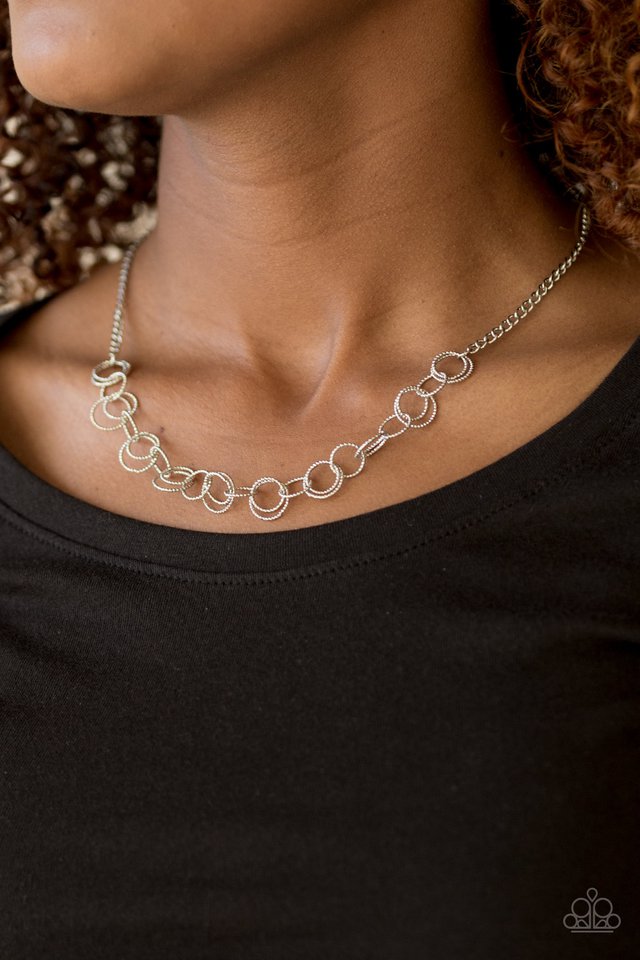 Paparazzi ♥ One RING Leads To Another - Silver ♥ Necklace