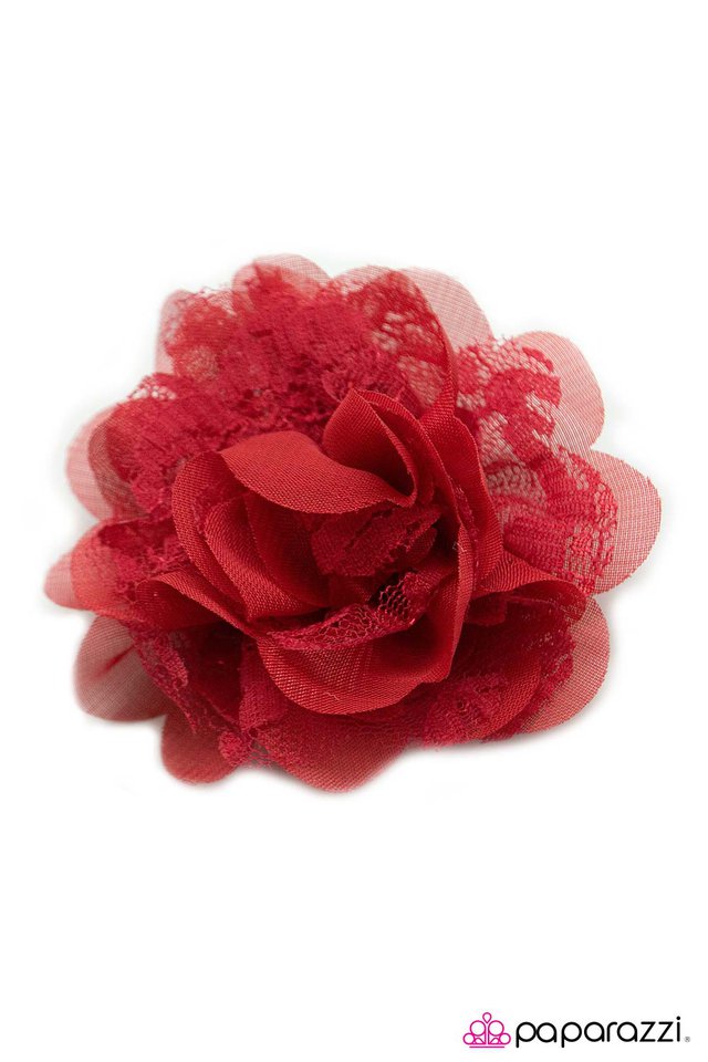 Paparazzi ♥ Setting the Tone - Red ♥ Hair Clip