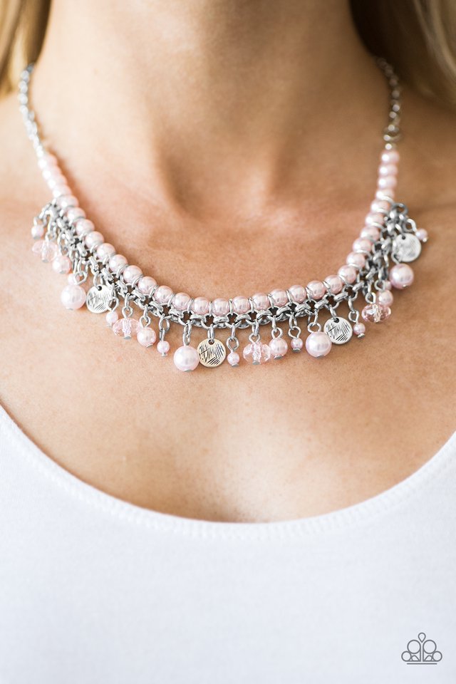 Paparazzi ♥ Glamour Trove - Pink ♥ Necklace