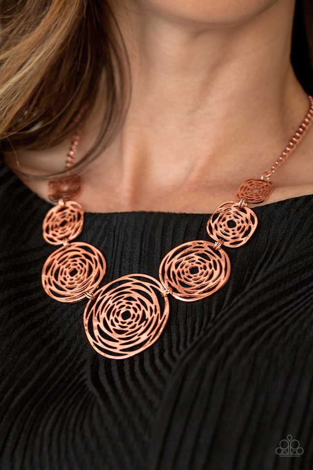 Paparazzi ♥ Cave Vogue - Copper ♥ Necklace