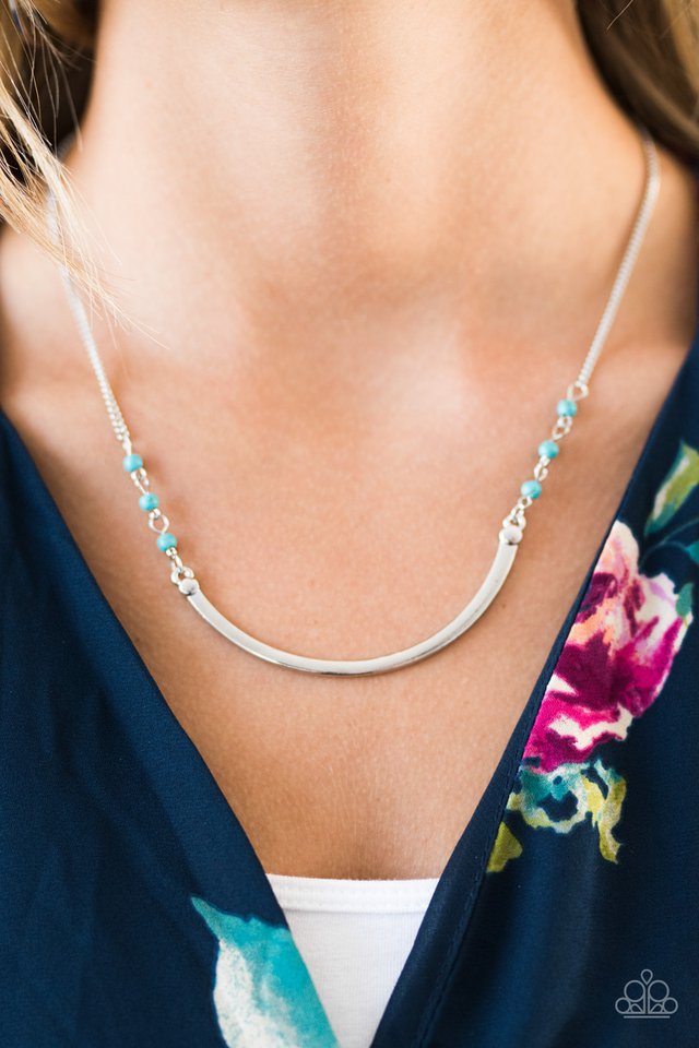 Paparazzi ♥ Canyon Horizon - Blue ♥ Necklace
