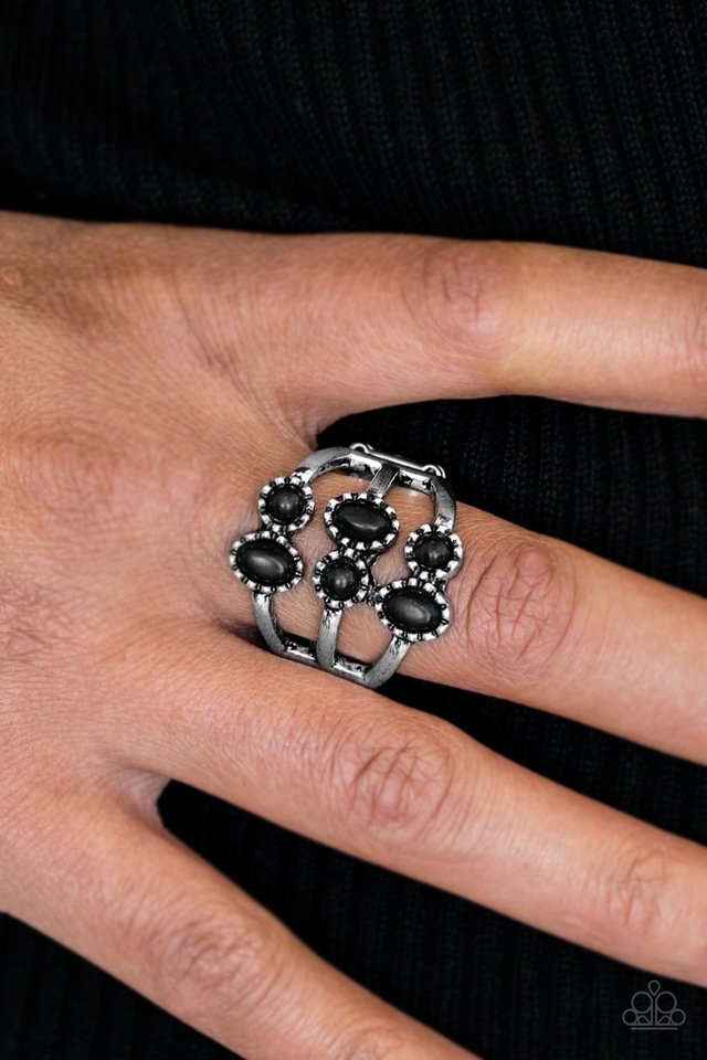 Paparazzi ♥ Sticks and STONEHENGE - Black ♥ Ring