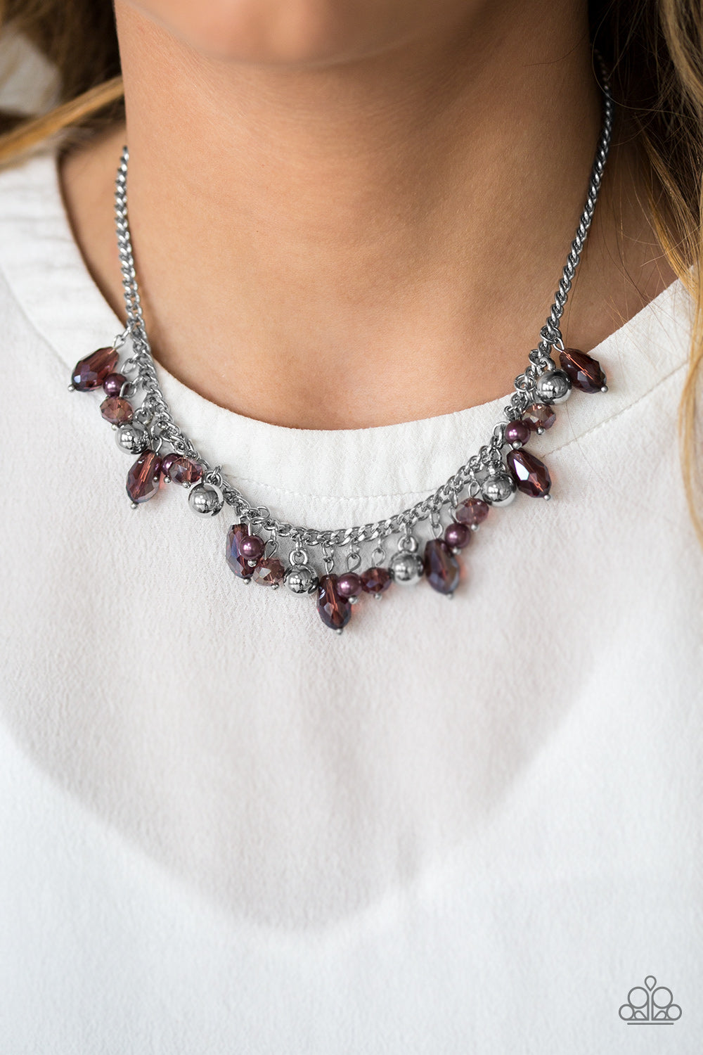 Paparazzi ♥ Glammed If I Do, Glammed If I Dont - Purple ♥  Necklace