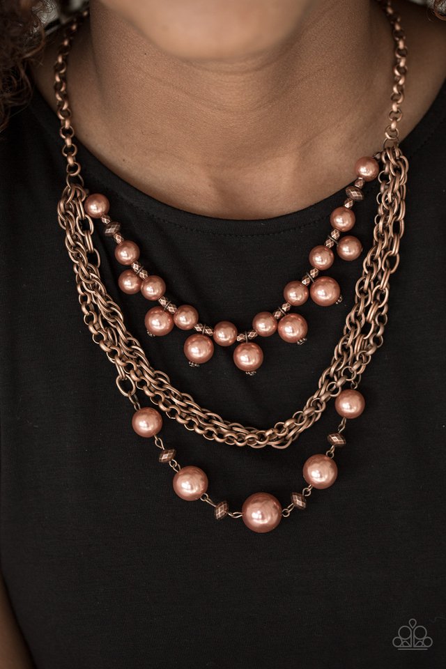 Paparazzi ♥ Urban Riches - Copper ♥ Necklace