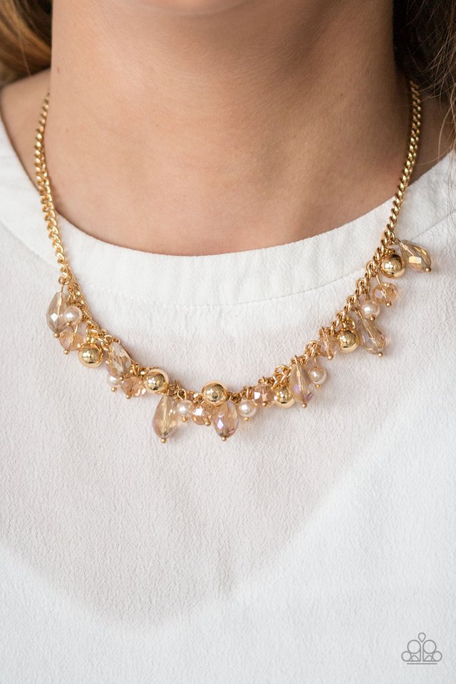 Paparazzi ♥ Glammed If I Do, Glammed If I Dont - Gold ♥ Necklace