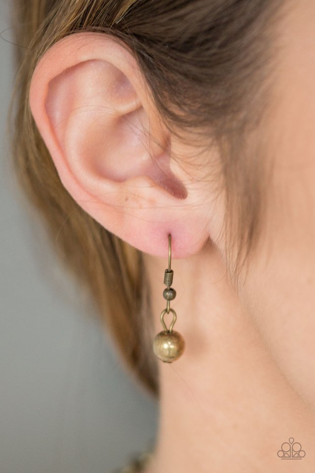 Paparazzi ♥ La DIVA Loca - Brass ♥ Necklace