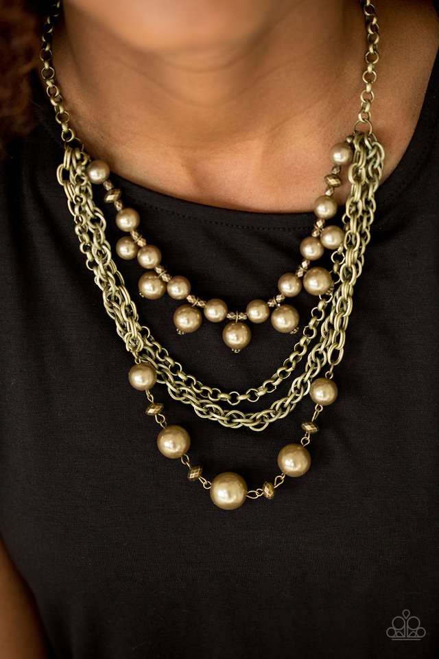 Paparazzi ♥ Urban Riches - Brass ♥ Necklace