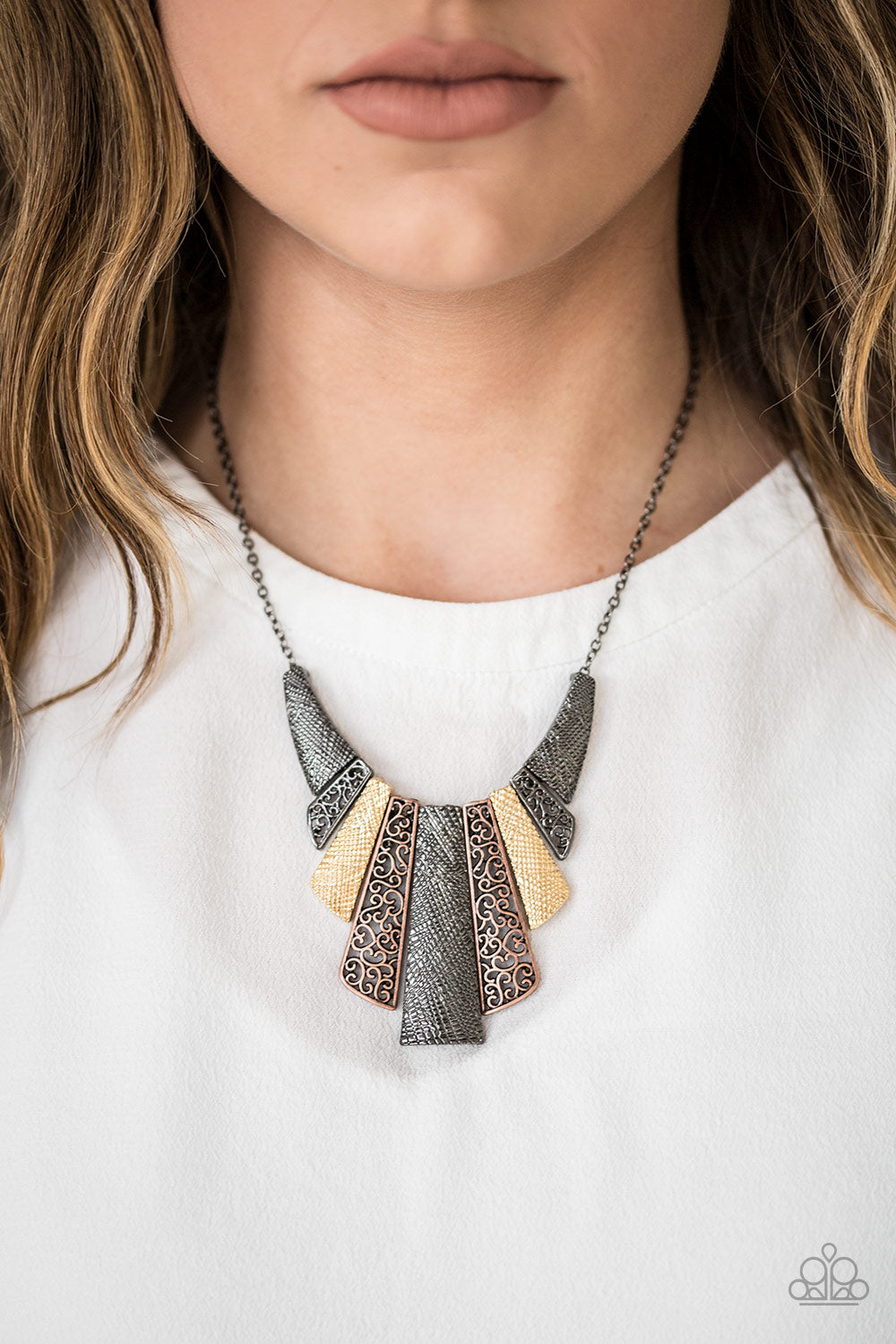 Paparazzi ♥ Cave Girl Grotto - Multi ♥  Necklace