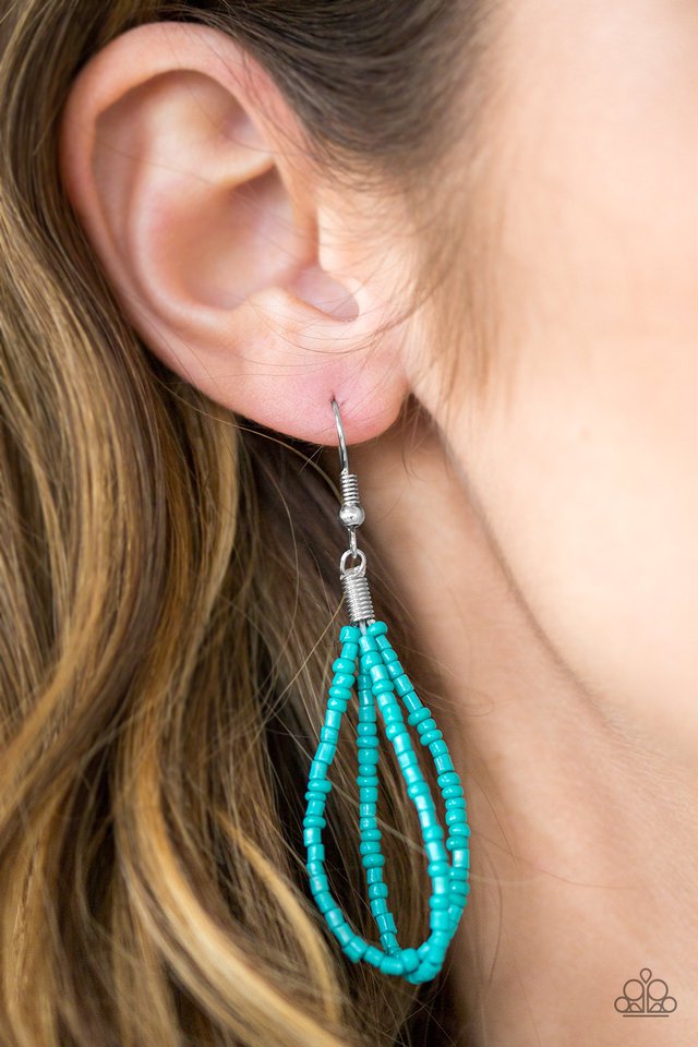 Paparazzi ♥ Ice Storm - Blue ♥ Necklace