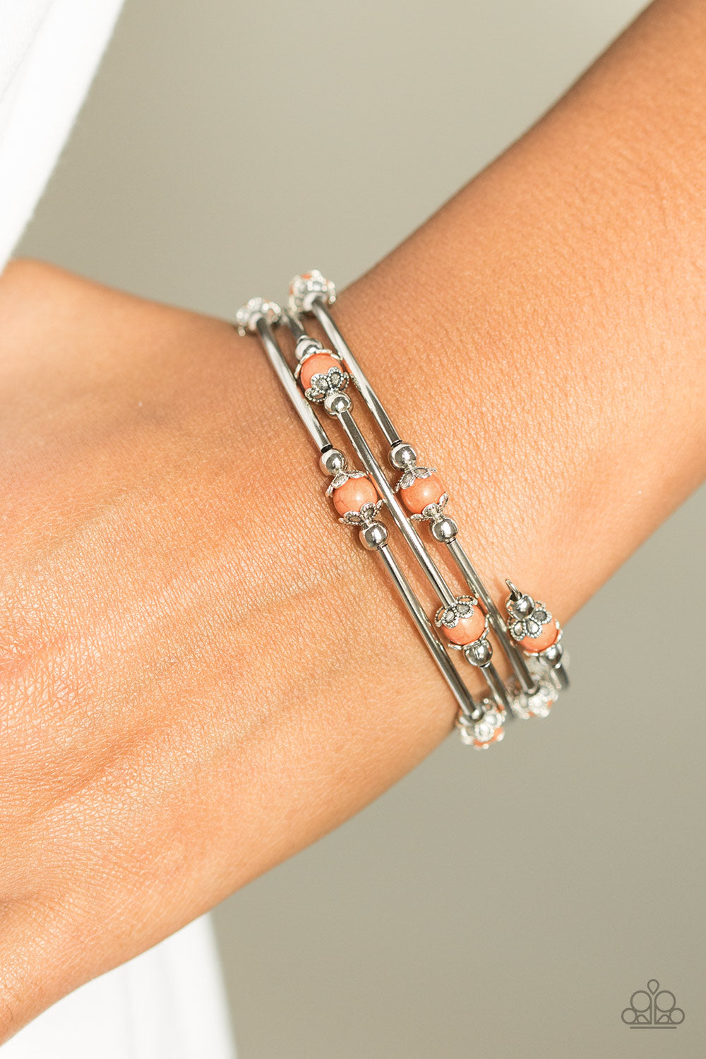 Paparazzi ♥ Trade Route - Orange ♥  Bracelet