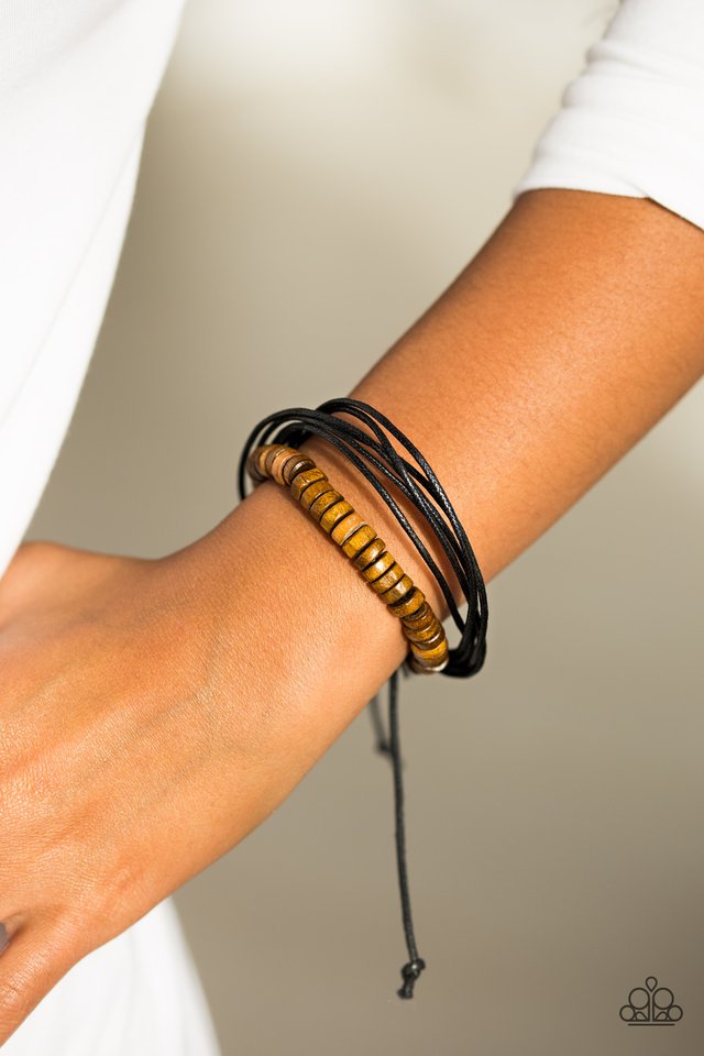 Paparazzi ♥ Aloha Always - Black ♥ Bracelet