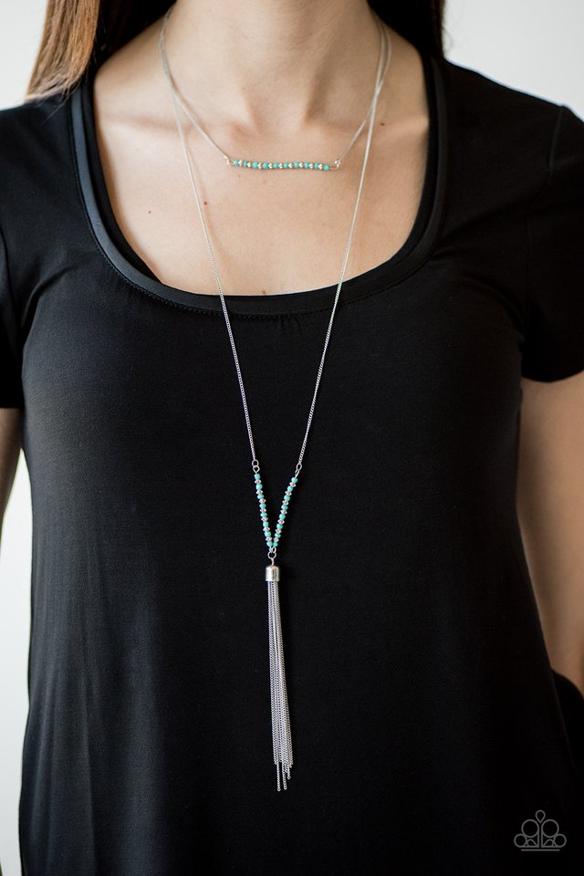 Paparazzi ♥ All You Can GATHERER - Blue ♥ Necklace