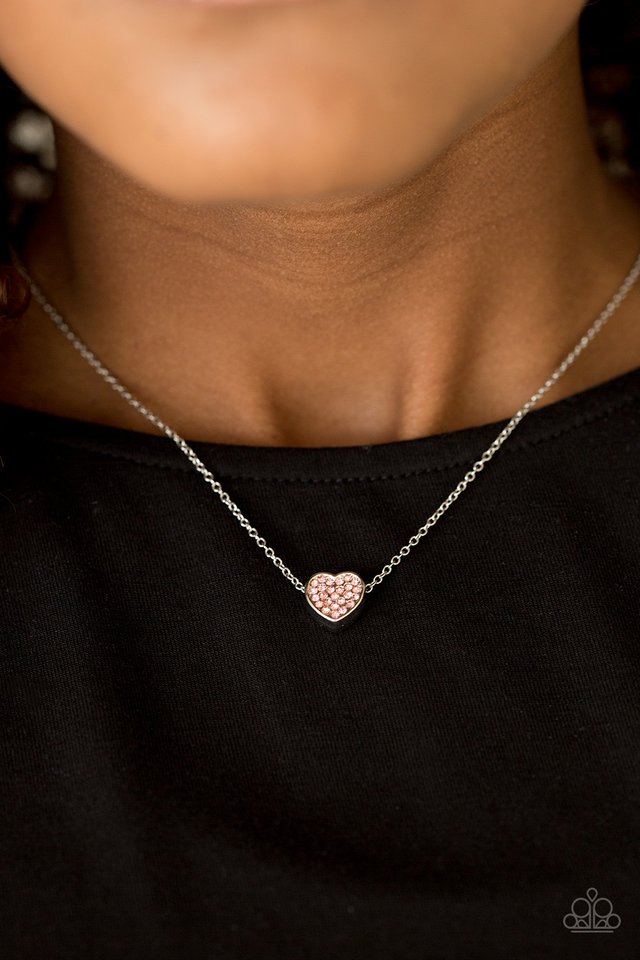Paparazzi ♥ HEART-Headed - Pink ♥ Necklace