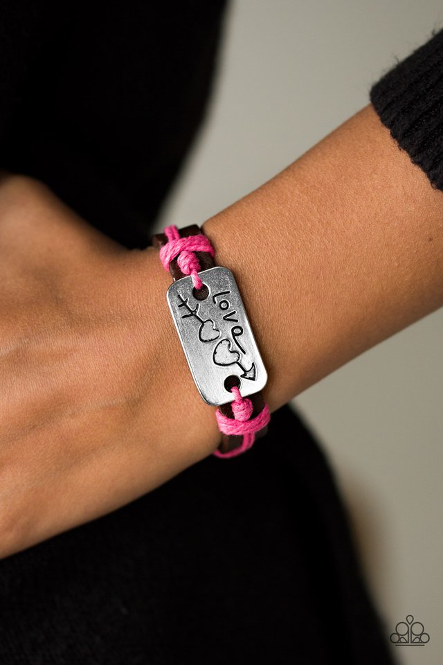 Paparazzi ♥ Reckless Love - Pink ♥ Bracelet