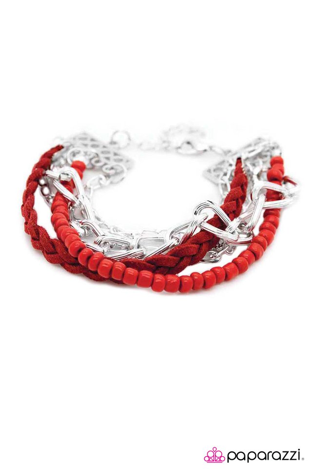Paparazzi ♥ I Feel You - Red ♥ Bracelet
