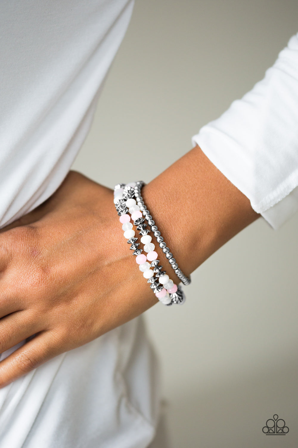 Paparazzi ♥ Shimmer Sensation - Pink ♥  Bracelet