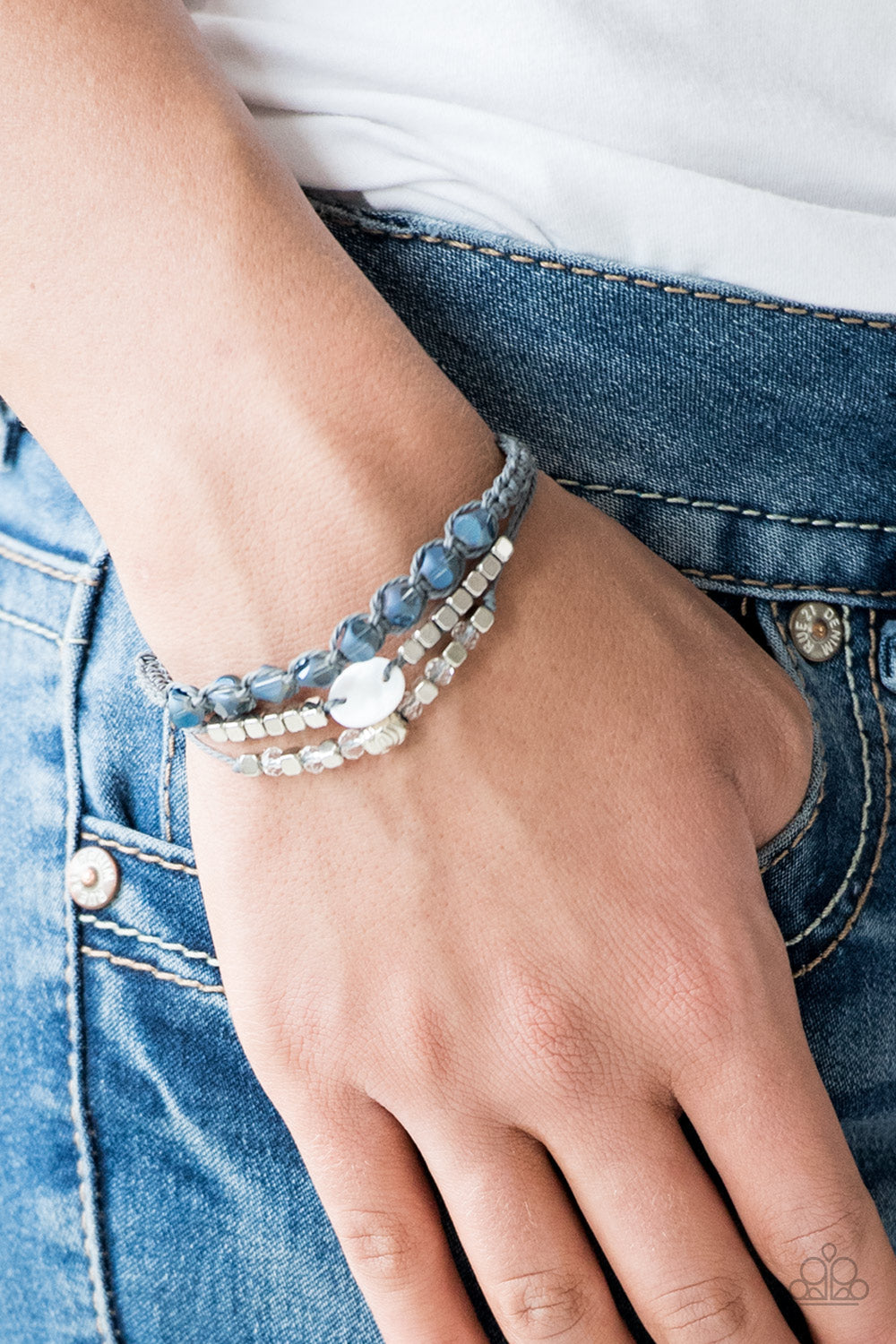 Paparazzi ♥ Trendy Tourist - Blue ♥  Bracelet