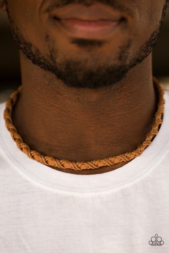 Paparazzi ♥ Hiker Haven - Brown ♥ Necklace
