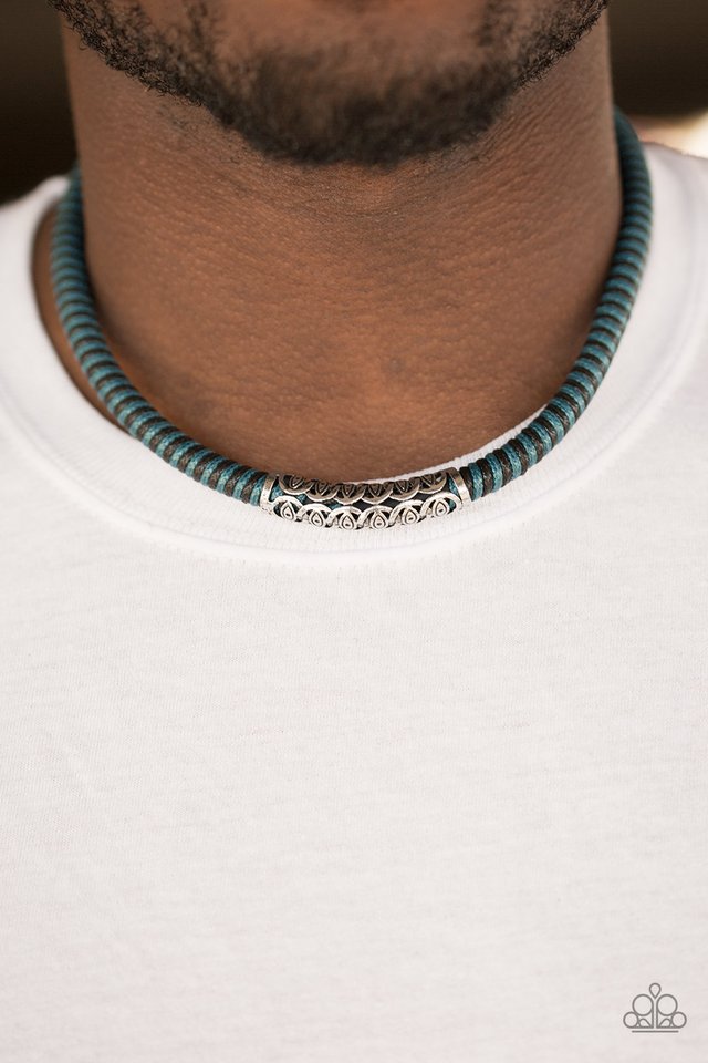Paparazzi ♥ The Mainland - Blue ♥ Necklace