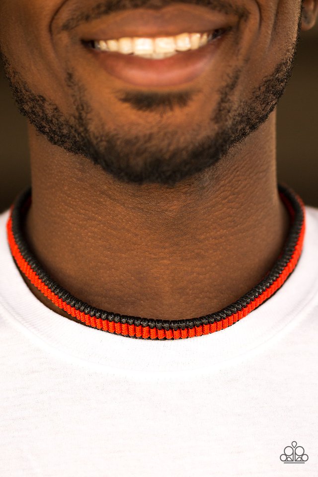 Paparazzi ♥ High-Speed TRAIL - Red ♥ Necklace