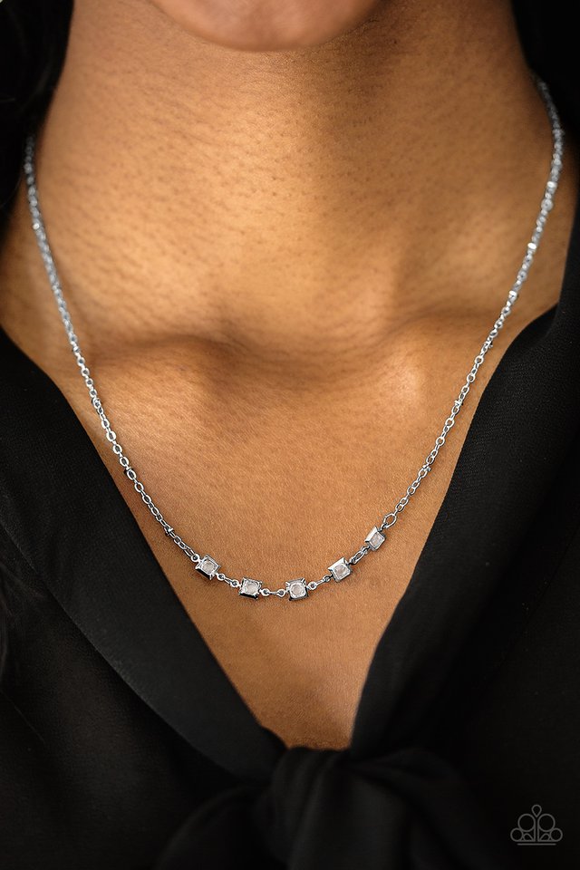 Paparazzi ♥ GLEAM World - White ♥ Necklace