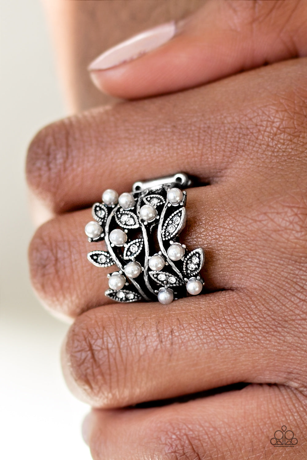 Paparazzi ♥ I, Me, and VINE - Silver ♥  Ring