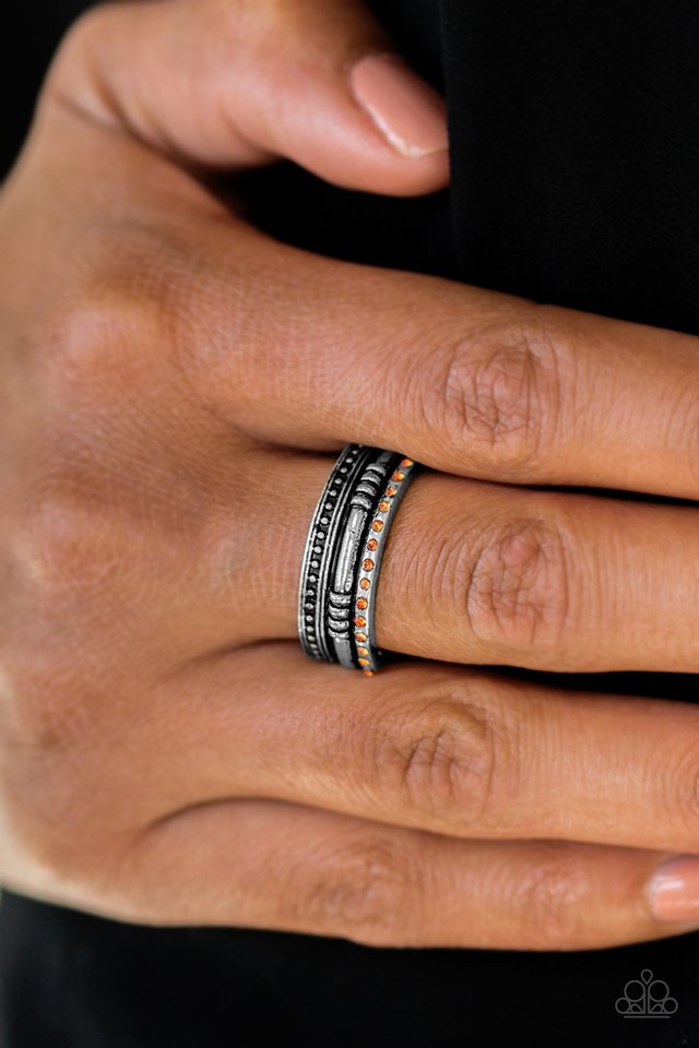 Paparazzi ♥ Safari Shimmer - Orange ♥ Ring