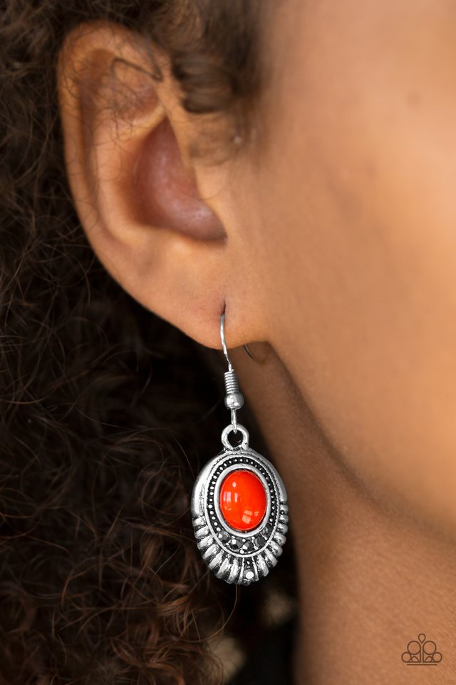 Paparazzi ♥ Look HUEs Talking! - Orange ♥ Earrings