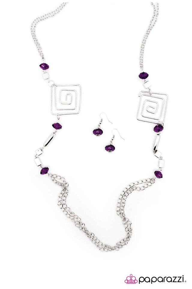 Paparazzi ♥ Under Control - Purple ♥ Necklace