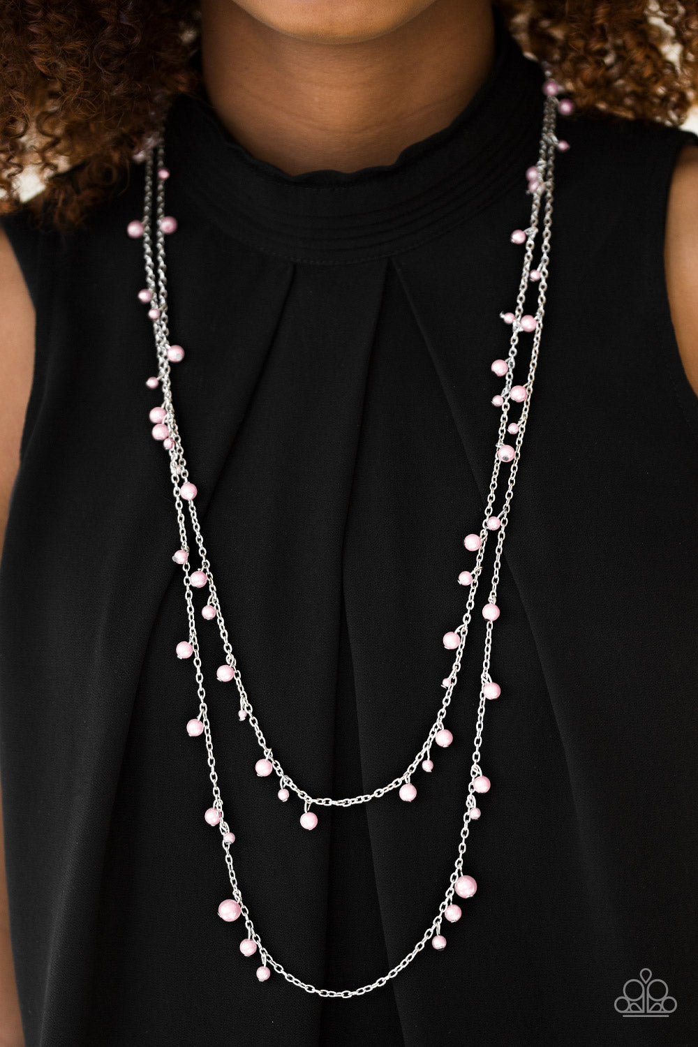 Paparazzi ♥ A Good GLAM Is Hard To Find - Pink ♥  Necklace