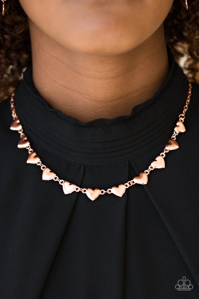 Paparazzi ♥ If My Heart Had Wings - Copper ♥ Necklace