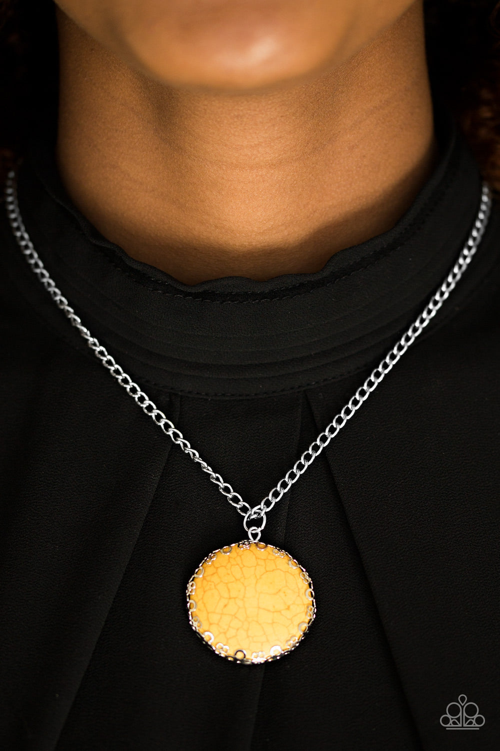 Paparazzi ♥ Stone Desert - Yellow ♥  Necklace