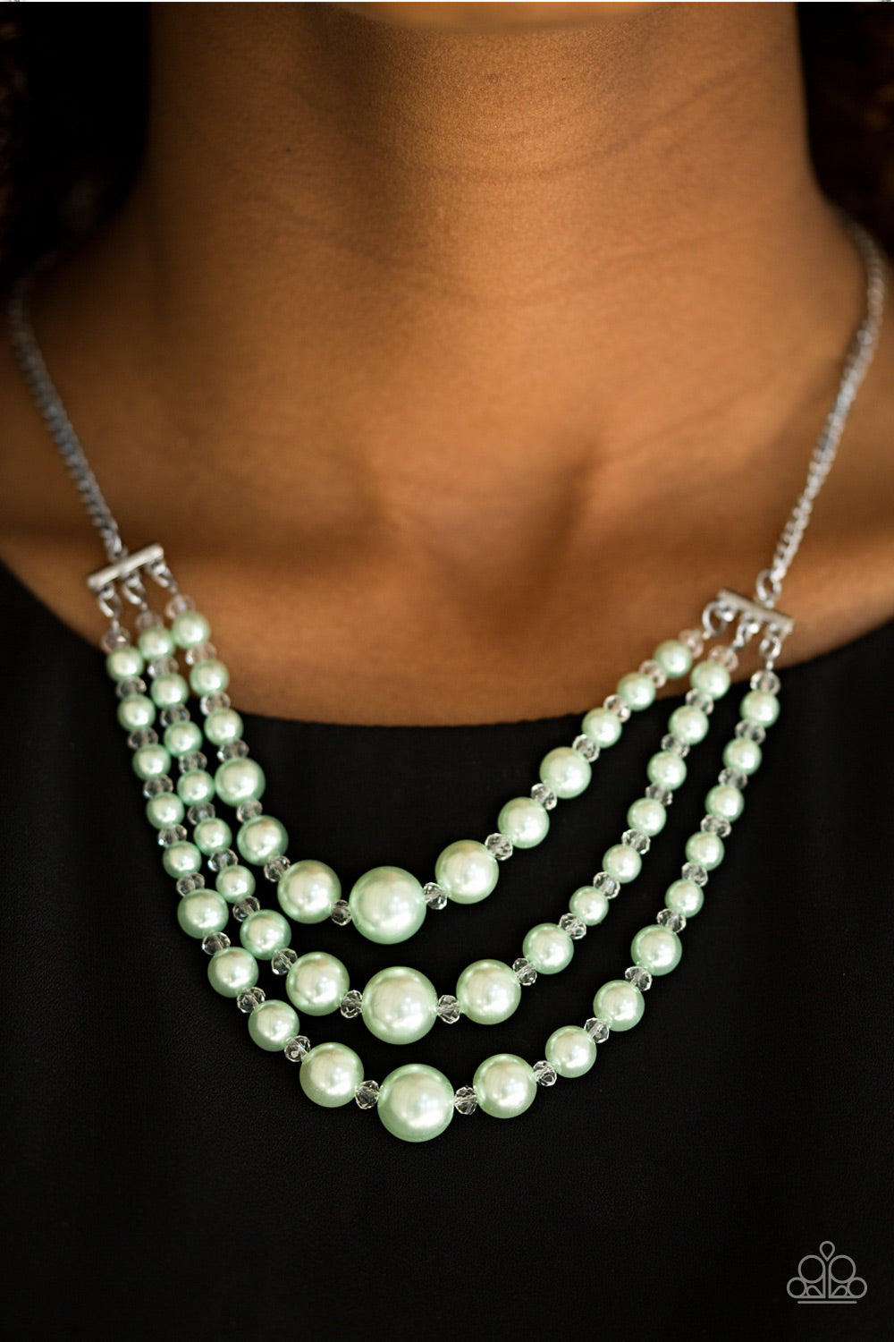 Paparazzi ♥ Spring Social - Green ♥  Necklace