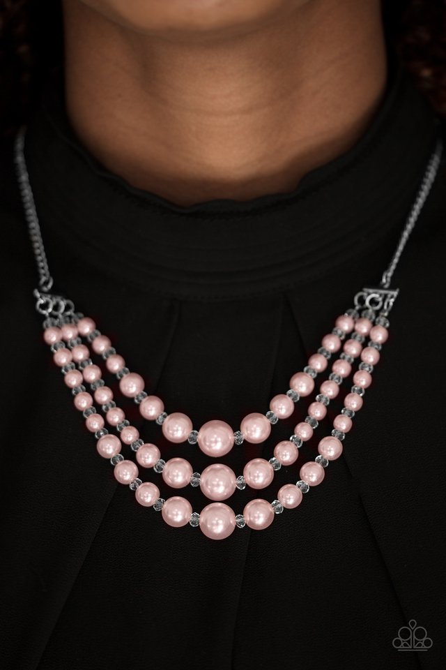Paparazzi ♥ Spring Social - Pink ♥ Necklace