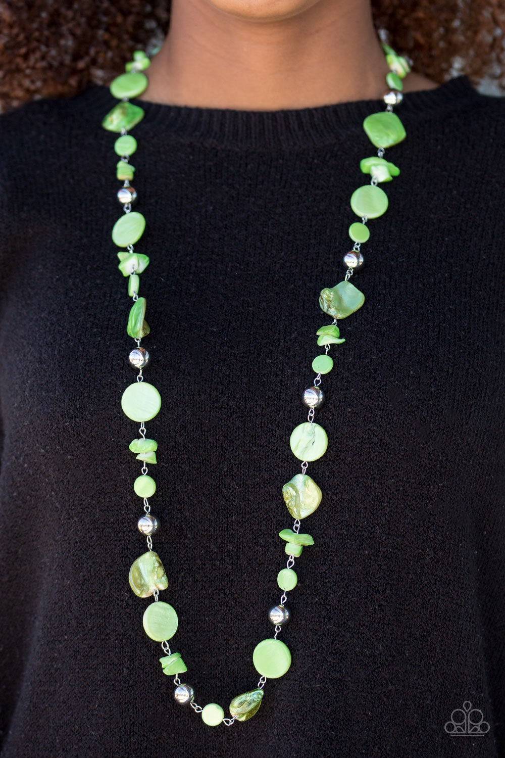 Paparazzi ♥ A World To SEA - Green ♥  Necklace