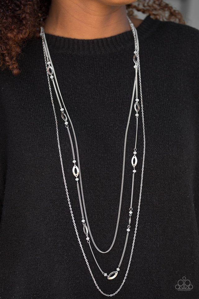 Paparazzi ♥ Afternoon Glow - White ♥ Necklace