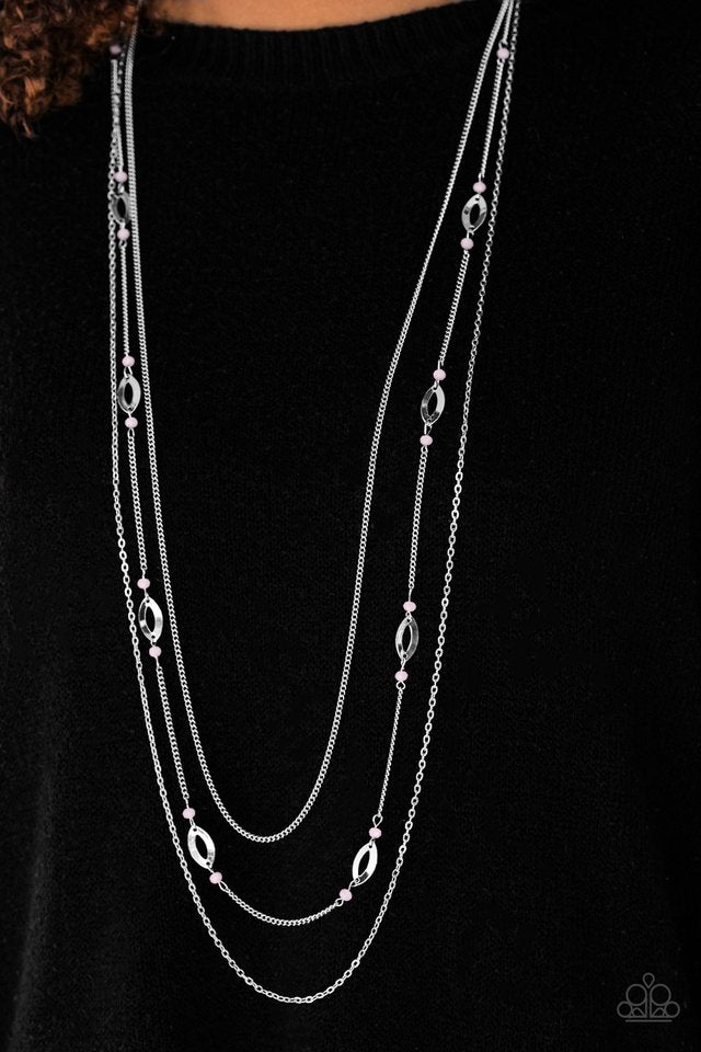 Paparazzi ♥ Afternoon Glow - Pink ♥ Necklace