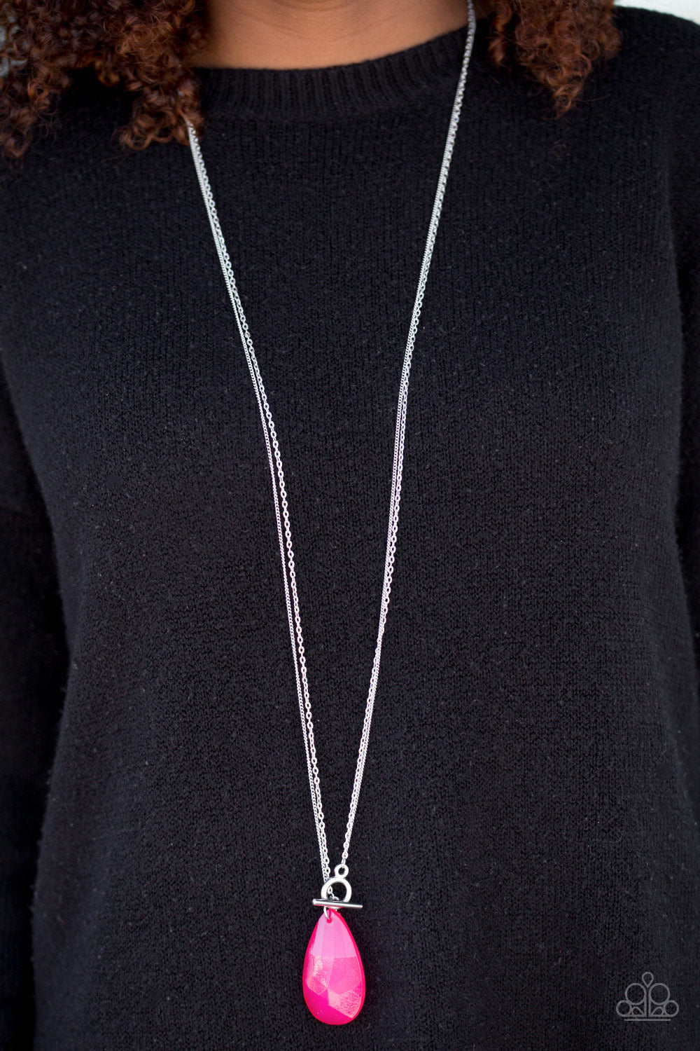 Paparazzi ♥ Spring Storm - Pink ♥  Necklace