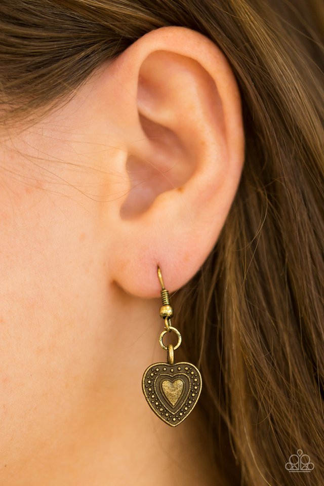 Paparazzi ♥ Lost In The Moment - Brass ♥ Necklace