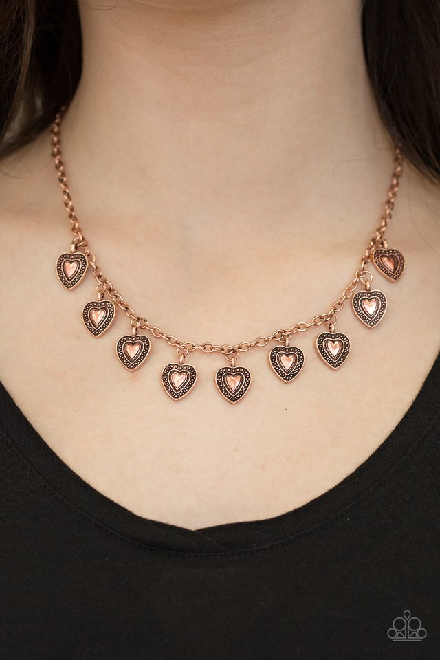 Paparazzi ♥ Lost In The Moment - Copper ♥ Necklace