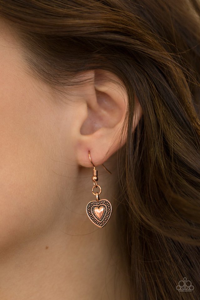 Paparazzi ♥ Lost In The Moment - Copper ♥ Necklace