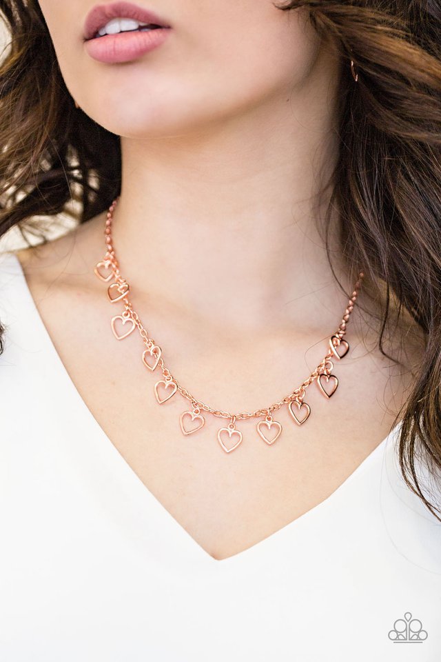 Paparazzi ♥ Im Yours - Copper ♥ Necklace