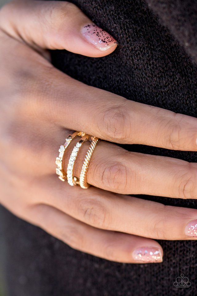 Paparazzi ♥ Dear To My Heart - Gold ♥ Ring