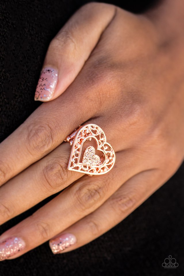 Paparazzi ♥ Find It In Your Heart - Copper ♥ Ring