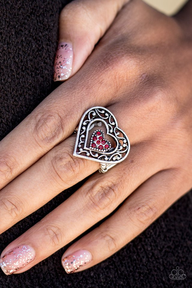 Paparazzi ♥ Find It In Your Heart - Red ♥ Ring